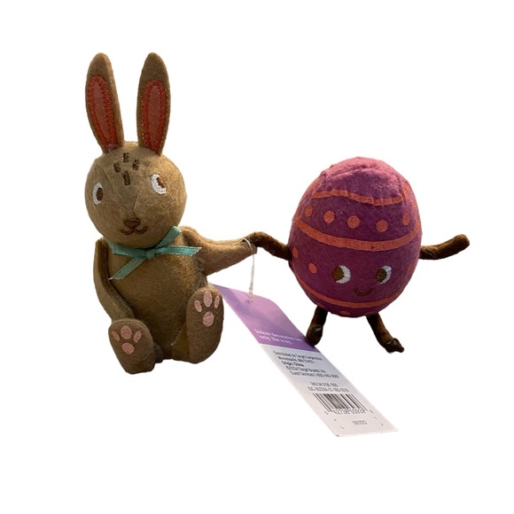 Target 2024 Spritz Easter Duo Felt Bunny And Egg Set, perfect in Easter basket - Picture 1 of 2